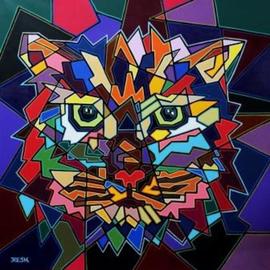 Portrait Of A Cat, Yosef Reznikov