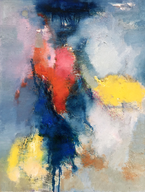 Jinsheng You  'Abstract 303', created in 2019, Original Pastel Oil.