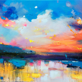 Jinsheng You: 'colorful sky 920', 2021 Acrylic Painting, Abstract Landscape. Artist Description: I d like to express my emotion with vibrant colors and unique brush. This is an originalabstract oil painting on canvas, it is one- of- kind, i have got it done recently.PLEASE KEEP THAT IN MIND: ALL MY PAINTINGS VIEWED IN PERSON MORE BEAUTIFUL THAN THE ...