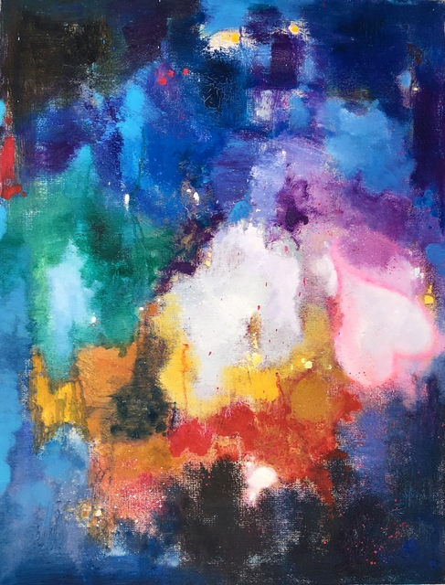 Jinsheng You  'Dance Of Colors 318', created in 2019, Original Pastel Oil.