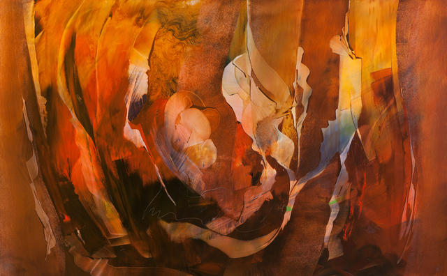 Artist Nicholas Down. 'Autumn Symphony' Artwork Image, Created in 2011, Original Painting Acrylic. #art #artist