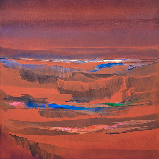 Nicholas Down  'Canyonlands', created in 2009, Original Painting Acrylic.