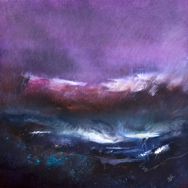 Nicholas Down  'Coastal Storm', created in 2007, Original Painting Acrylic.