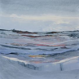 Nicholas Down: 'Diamond Peak', 2010 Oil Painting, Abstract Landscape. Artist Description:   Oil on Gesso            ...