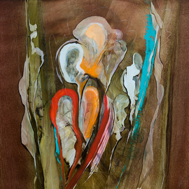 Nicholas Down: 'Emergence', 2015 Oil Painting, Abstract Landscape. Artist Description:  Oil on Gesso Panel                                                                               ...