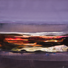 Nicholas Down: 'Essence', 2008 Oil Painting, Abstract Landscape. Artist Description:  Oil on Gesso ...