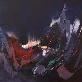 Nicholas Down: 'Fuoco', 2004 Oil Painting, Abstract. Artist Description: Courtesy of Mr G Parsons, UK...
