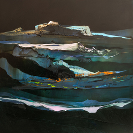 Nicholas Down: 'HIdden Depths', 2014 Oil Painting, Abstract Landscape. Artist Description:  Oil on Gesso Panel                                                                           ...