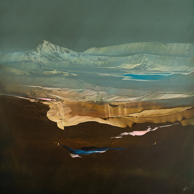 Artist Nicholas Down. 'The Long View' Artwork Image, Created in 2014, Original Painting Acrylic. #art #artist