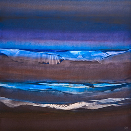Nicholas Down: 'Tidal Passing', 2007 Oil Painting, Abstract. Artist Description:  Oil on Gesso ...
