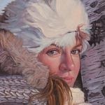 winter female portrait By Yue Zeng