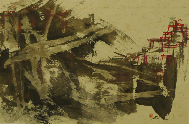 Yuming Zhu  'God Is Abstract', created in 2019, Original Pastel.