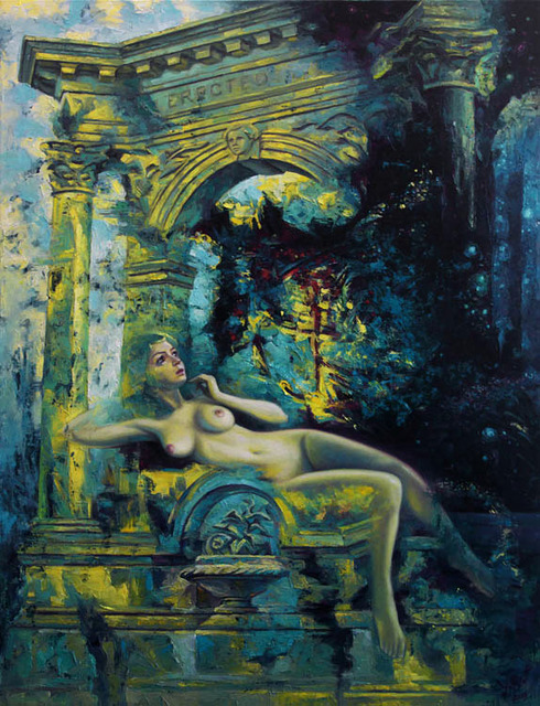 Artist Yury Fomichev. ' Awakening' Artwork Image, Created in 2009, Original Painting Oil. #art #artist