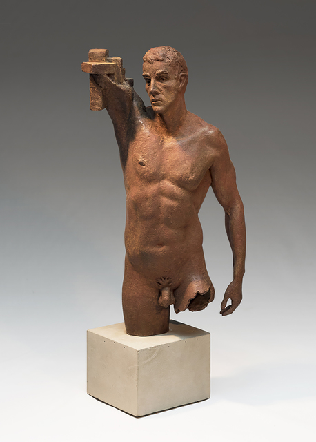 Yves  Goyatton  'Aspiration', created in 2015, Original Sculpture Bronze.