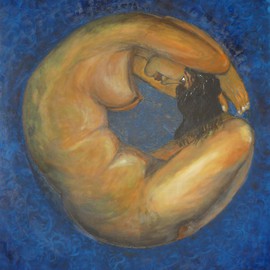 Zaki Hadri: 'women in circle', 2008 Oil Painting, Abstract Figurative. Artist Description:   figurative     ...