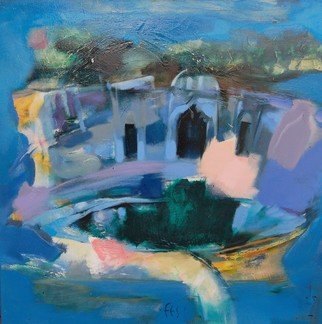 Ilgvars Zalans: 'fez morocco', 2007 Oil Painting, Landscape.  medina ...