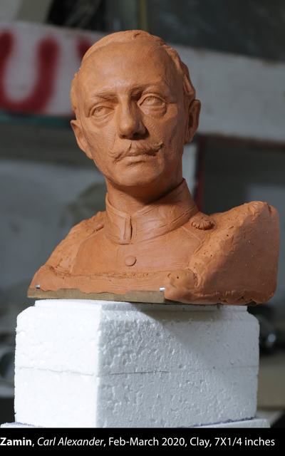 Zamin Sangtarash  'Carl Alexander', created in 2020, Original Sculpture Other.