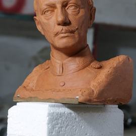 Zamin Sangtarash: 'carl alexander', 2020 Clay Sculpture, People. Artist Description: This is a proposal for Goetheplatz in Weimar, Germany. ...