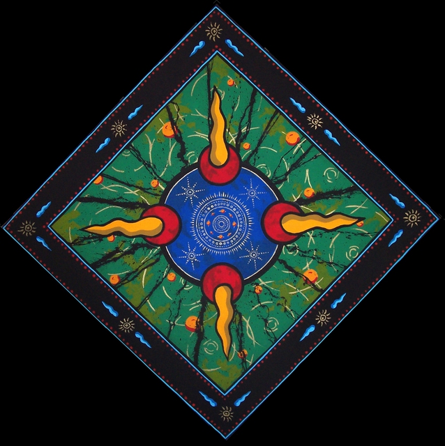 Artist Pierre Davis Dutreix. 'Mandala' Artwork Image, Created in 2009, Original Painting Acrylic. #art #artist