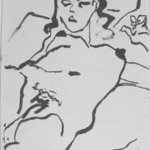 Erotic Ink Drawing , Dana Zivanovits