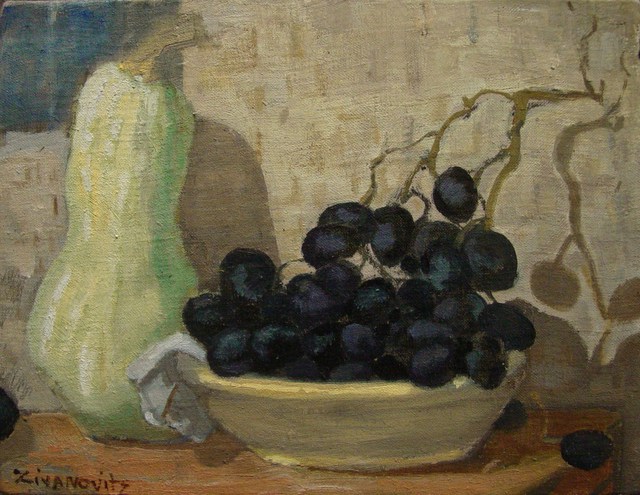 Dana Zivanovits  'GOURDS AND GRAPES', created in 2013, Original Painting Other.
