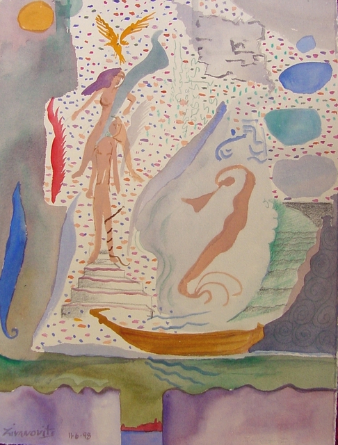Dana Zivanovits  'HELEN OF TROY', created in 1998, Original Painting Other.