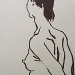 Ink Nude Study 2, Dana Zivanovits