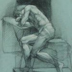 Male Nude Study, Dana Zivanovits
