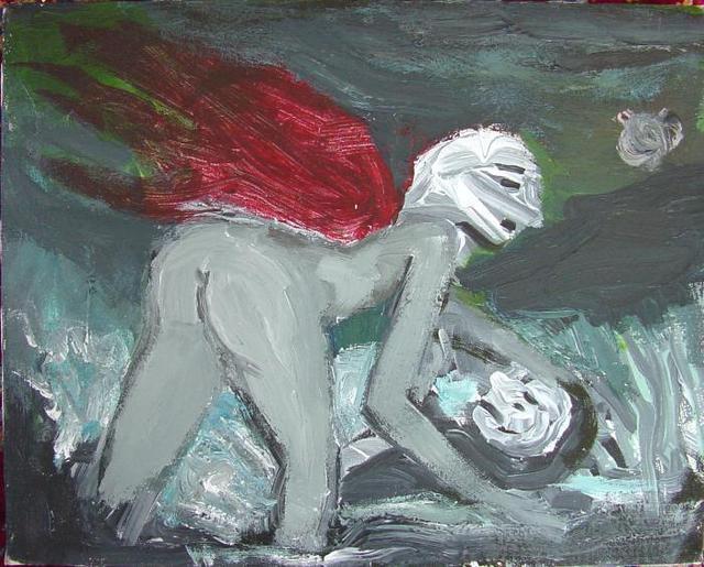 Artist Dana Zivanovits. 'MUMMIES AT SEA' Artwork Image, Created in 2003, Original Painting Other. #art #artist