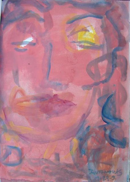 Artist Dana Zivanovits. 'PERSPHONE IN HADES' Artwork Image, Created in 1998, Original Painting Other. #art #artist