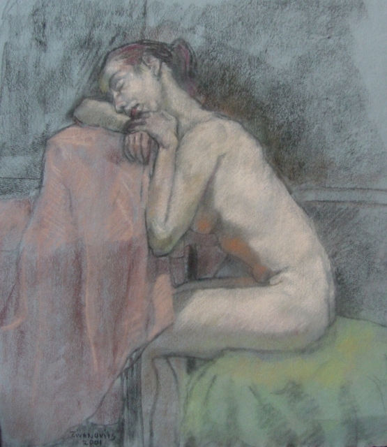 Artist Dana Zivanovits. 'SLEEPING' Artwork Image, Created in 2001, Original Painting Other. #art #artist