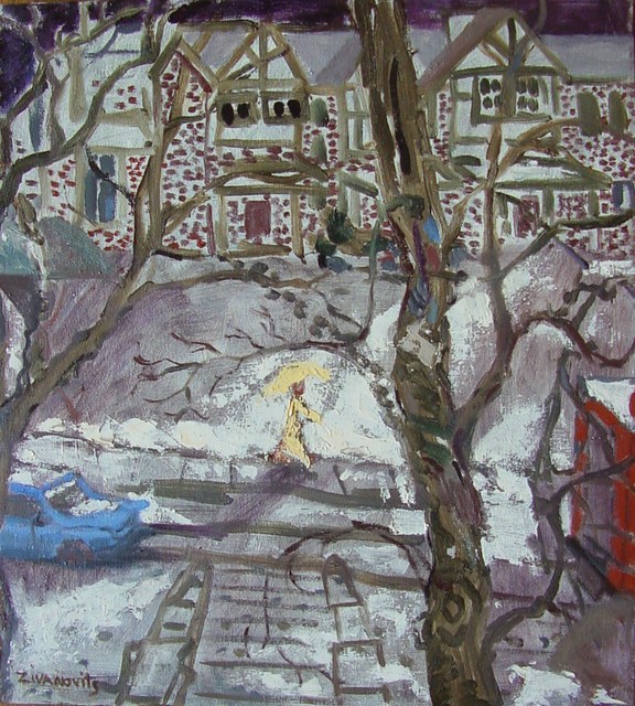 Dana Zivanovits  'SNOW SHOWER', created in 2004, Original Painting Other.