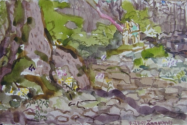 Dana Zivanovits  'SPRING FOREST', created in 2007, Original Painting Other.
