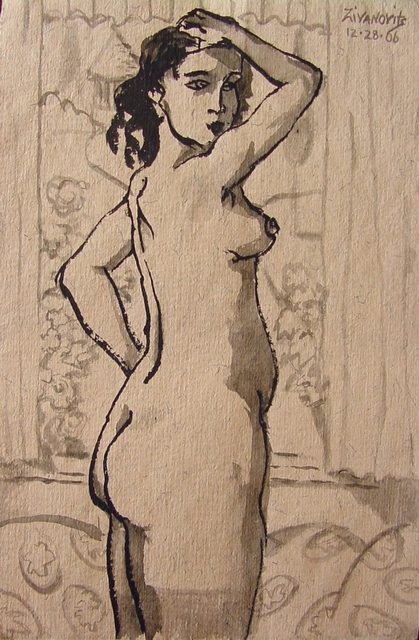 Dana Zivanovits  'STANDING NUDE', created in 2006, Original Painting Other.