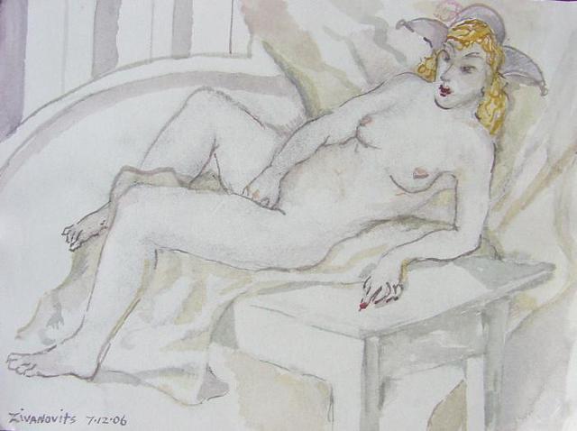 Dana Zivanovits  'VIKING WOMAN', created in 2006, Original Painting Other.