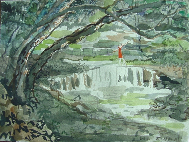 Dana Zivanovits  'WATERFALL', created in 2006, Original Painting Other.
