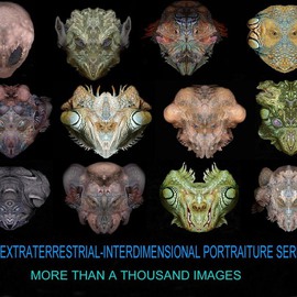 Interdimensional Morphed Alien Forms, Sigmund Sieminski